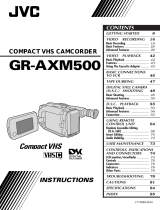 JVC GR-AXM500 User manual