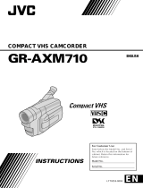 JVC GR-AXM710 User manual