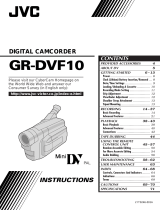 JVC GR-DVF10U User manual