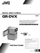 JVC GR-DVX User manual