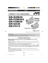 JVC GR-SX25 User manual