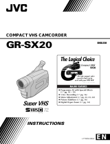 JVC GR-SX20 User manual
