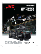 JVC GY-HD250 User manual