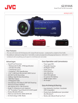 JVC GZ-R10B Product Literature