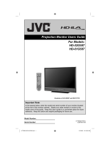 JVC HD-52G587 User manual