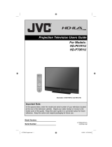 JVC HD-P61R1U - 61" Rear Projection TV User manual