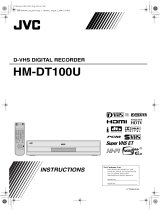 JVC DT100U - HMDT100 Digital VHS Recorder User manual