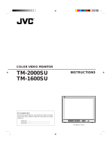 JVC TM-1600SU - Color Monitor User manual