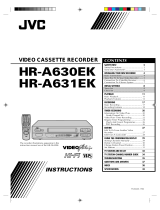 JVC HR-A631EK User manual