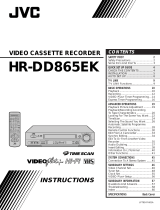 JVC HR-DD865EK User manual