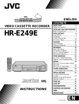 JVC HR-E249E User manual