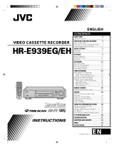 JVC HR-E939EG User manual