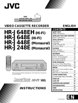 JVC HR-J448EE User manual