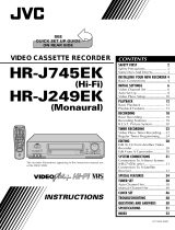 JVC HR-J249EE User manual