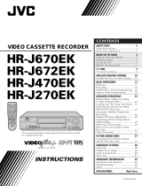 JVC HR-J270 User manual