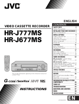 JVC HR-J777MS User manual