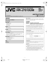 JVC HR-J7010UM User manual