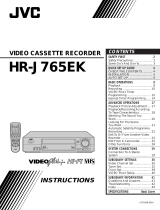 JVC HR-J765EK User manual