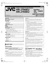JVC HR-J790EU User manual