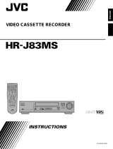 JVC HR-J83MS User manual