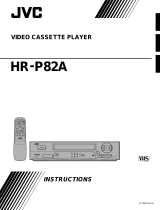JVC HR-P82A/S User manual