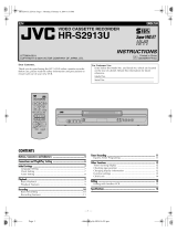 JVC HR-S2913U User manual