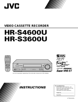 JVC HR-S3600M User manual