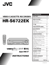 JVC HR-S6722EK User manual