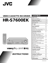 JVC HR-S7600U(C) User manual