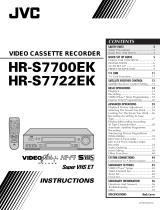 JVC HR-S7700EK User manual