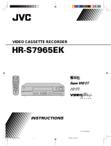 JVC HR-S7965EK User manual