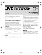 JVC HR-S8009UM User manual