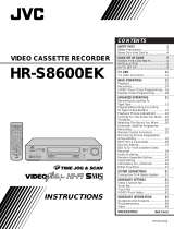 JVC HR-S8600EK User manual