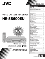 JVC HR-S8600EU User manual