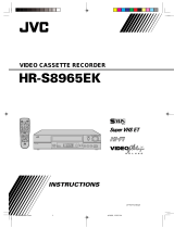 JVC HR-S8965EK User manual