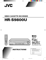 JVC HR-S9800U User manual