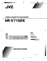 JVC HRV715 User manual