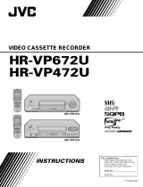 JVC HR-VP672U User manual