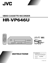 JVC HR-VP646U User manual