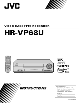 JVC HR-VP68U User manual