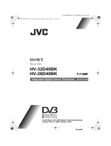 JVC InteriArt HV-32D40BK User manual