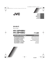 JVC HV-32P40BU User manual