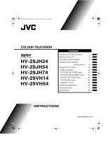 JVC HV-29JH24 User manual