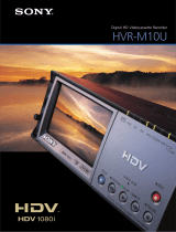 JVC HVRM10U - Professional Video Cassete recorder/player User manual