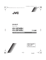 JVC InteriArt HV-32P40BJ User manual