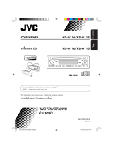 JVC KD-G116 User manual