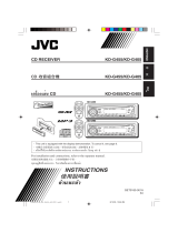 JVC KD-G405 User manual