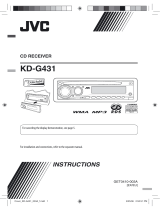 JVC KD-G431 User manual