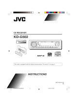 JVC KD-G502 User manual