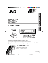 JVC KDMX2900R User manual